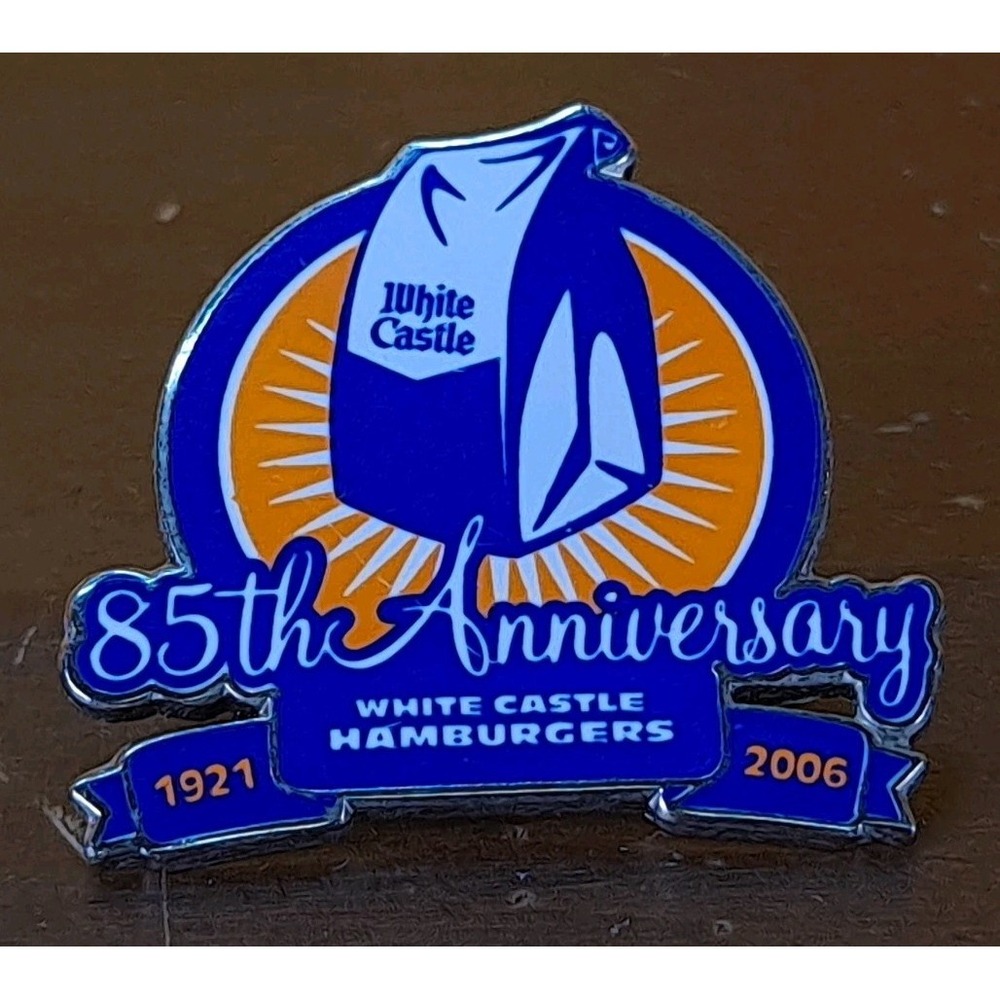 White‎ Castle Hamburgers 85th Anniversary 1921-2006 Lapel Pin Hat Jacket Pin